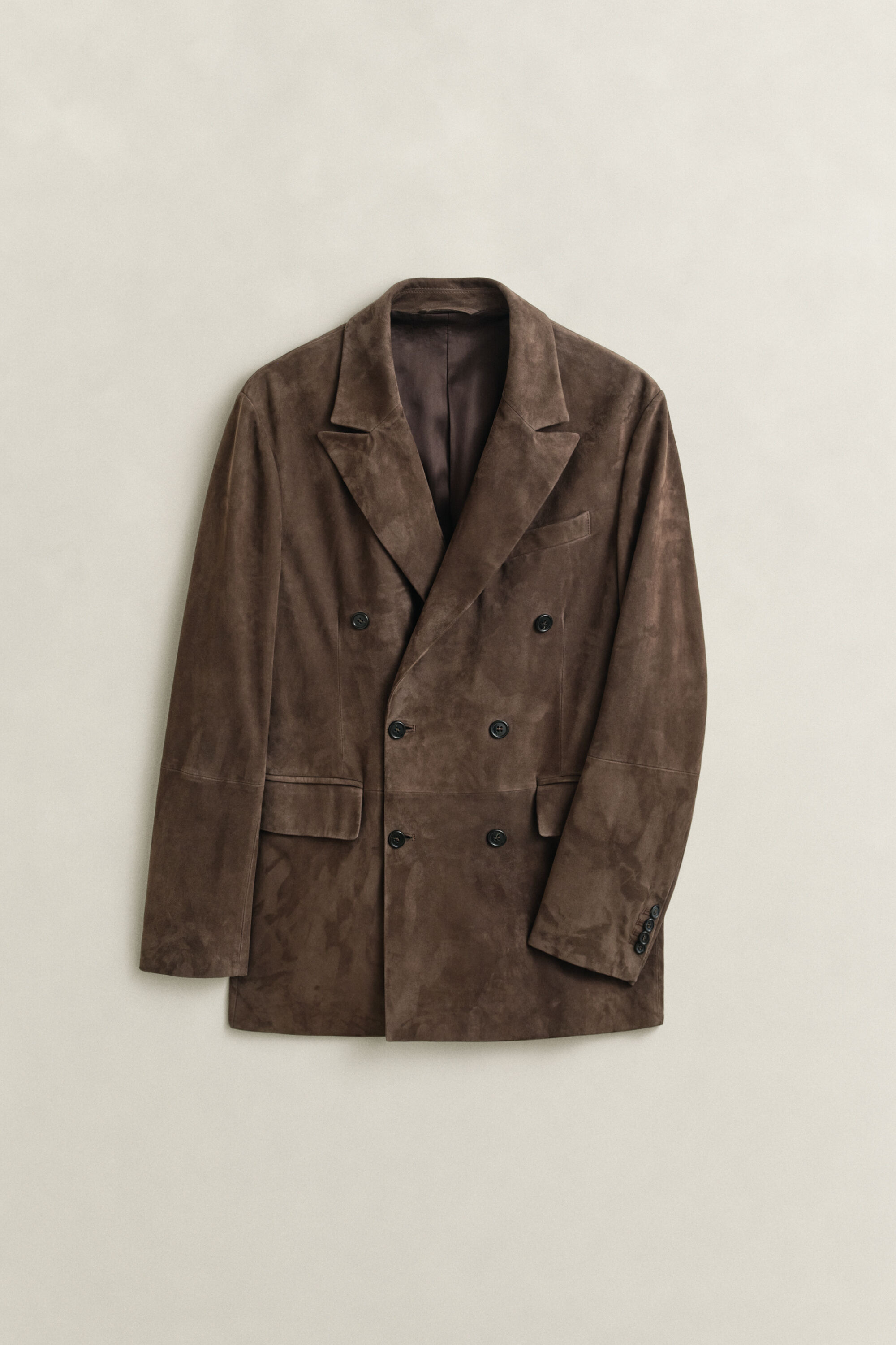 Sakko aus Veloursleder