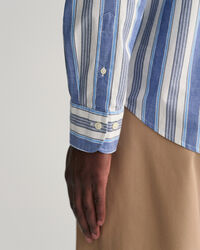 Regular Fit Hemd mit bunten Streifen