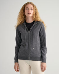 Sweatjacke aus Super Fine Lambswool