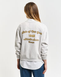 Script Graphic Rundhals-Sweatshirt