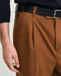 Relaxed Fit Anzughose aus Wollflanell