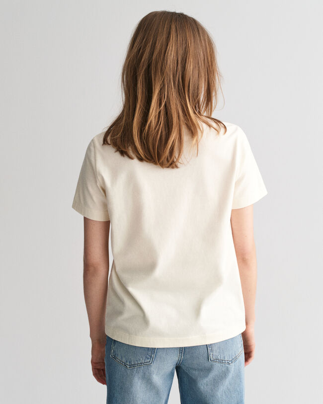 T-Shirt mit kleiner Grafik