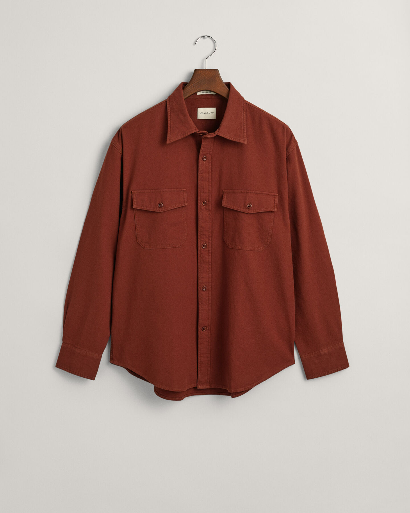 Relaxed Fit Utility-Bluse