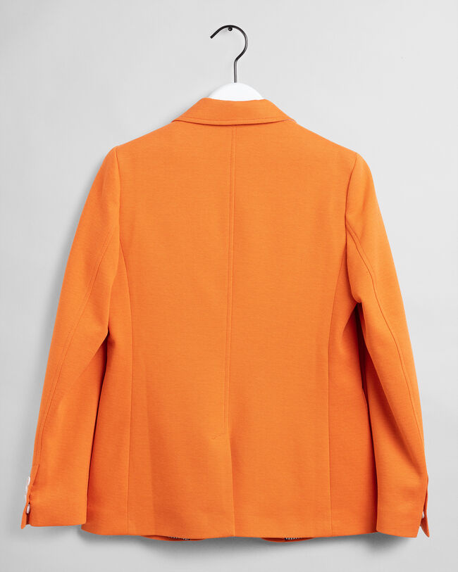 Melierter Regular Fit Jersey Blazer