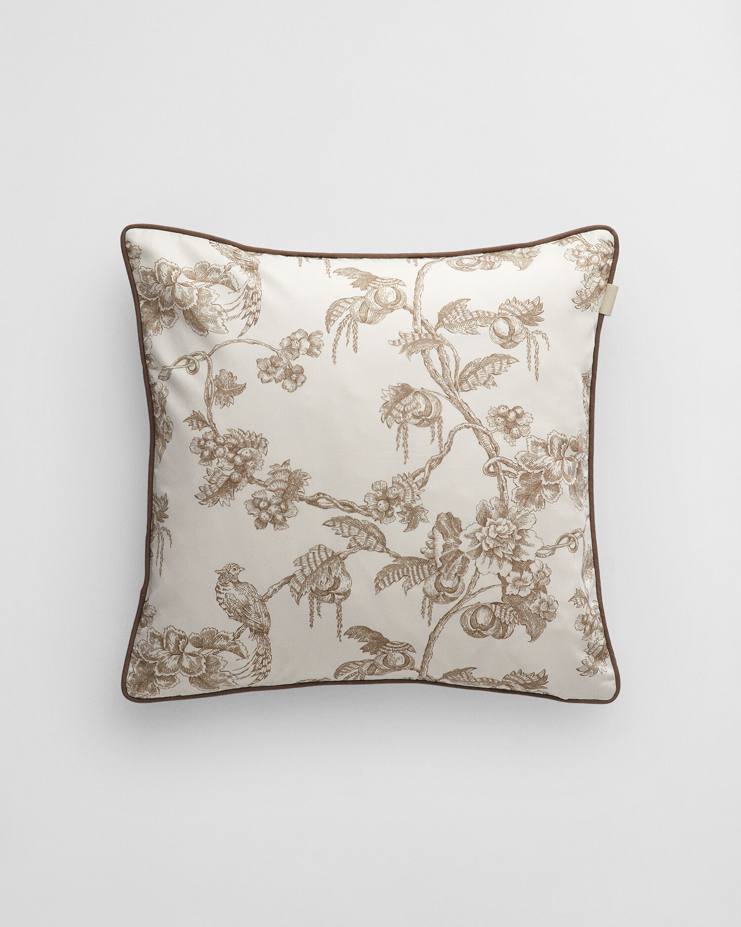 Sateen Kissenhülle mit Baum-Print