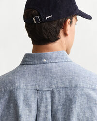 Regular Fit Baumwoll Leinen Hemd