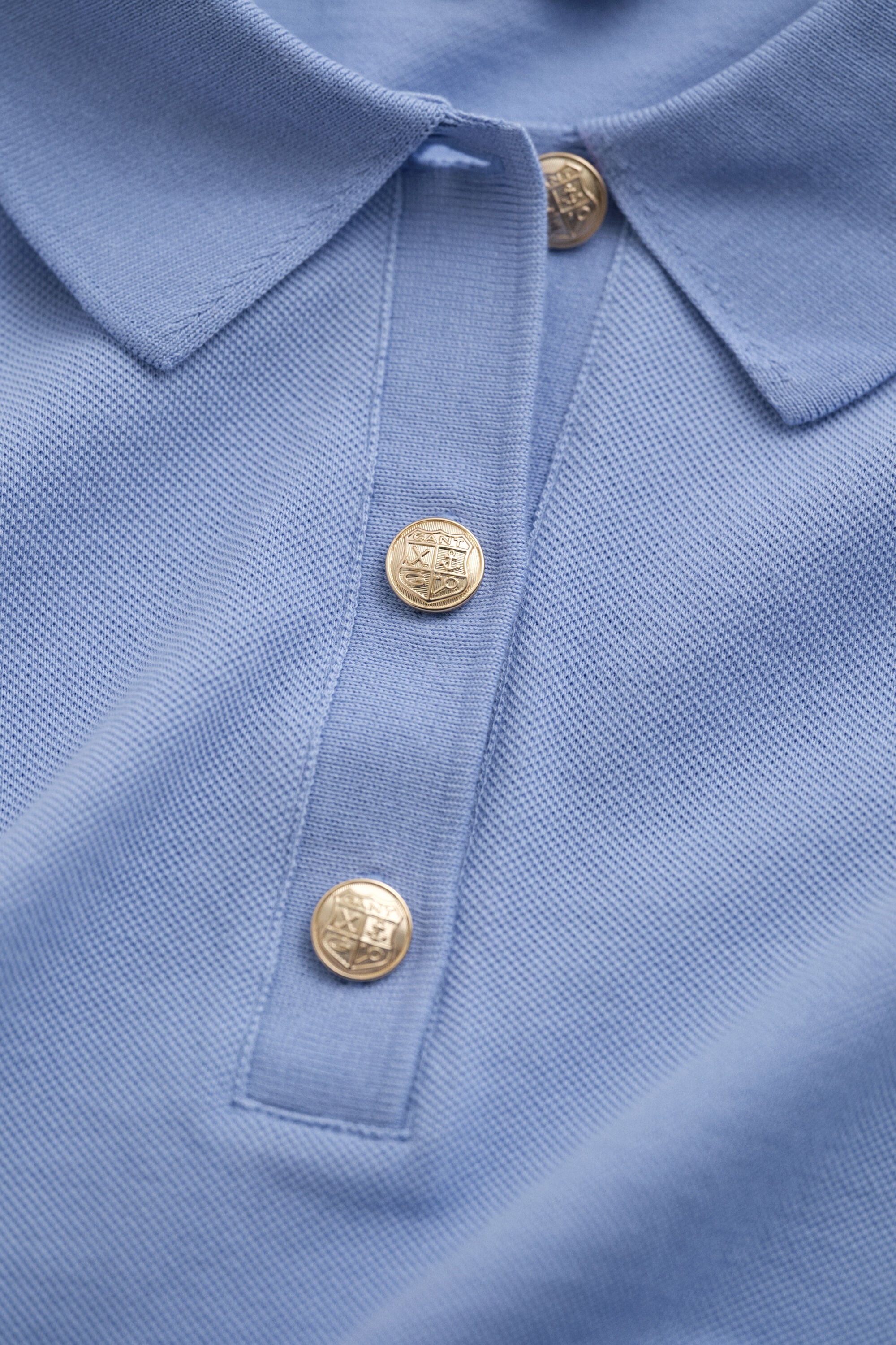 Langärmliges Piqué-Poloshirt
