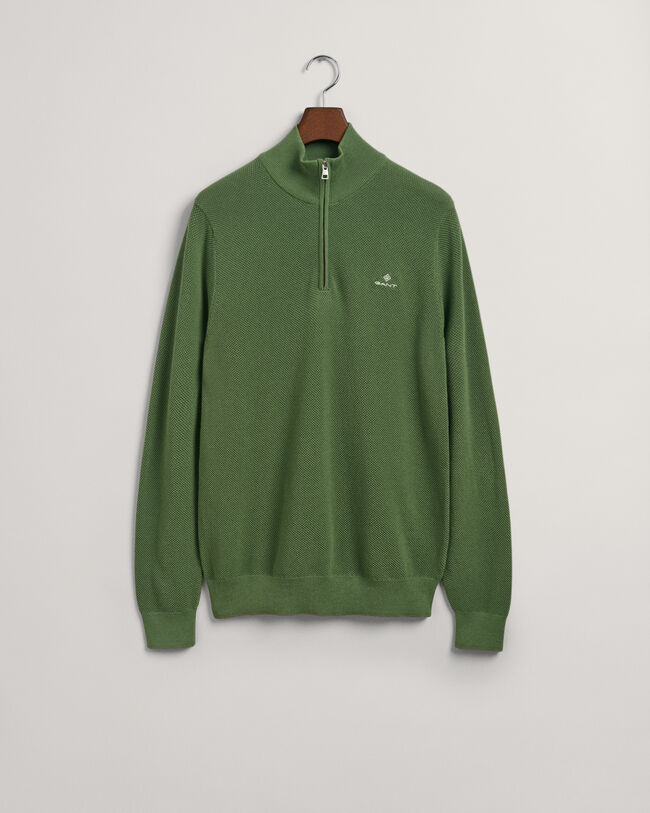 Troyer aus Baumwoll-Piqu&eacute;