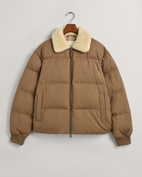 Wattierte Puffer Jacke aus Flanell