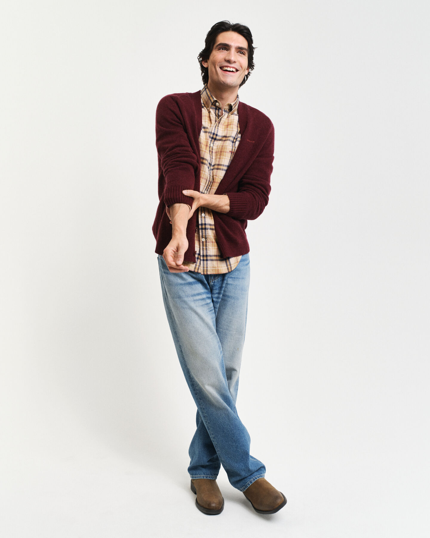 Strickjacke aus Wollgemisch