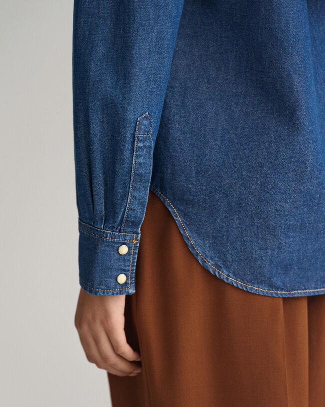 Regular Fit Jeansbluse