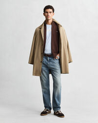 Casual Cotton Strickjacke mit Reißverschluss