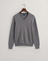 Classic V-Neck Pullover aus Baumwolle
