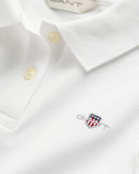 Girls Shield Piqu&eacute; Oberteil mit R&uuml;schen