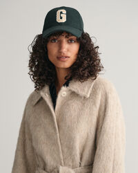 Kurzmantel mit haariger Struktur