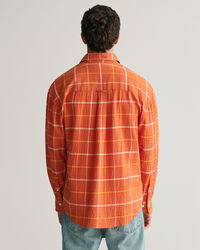 Strukturiertes Oversized Karohemd