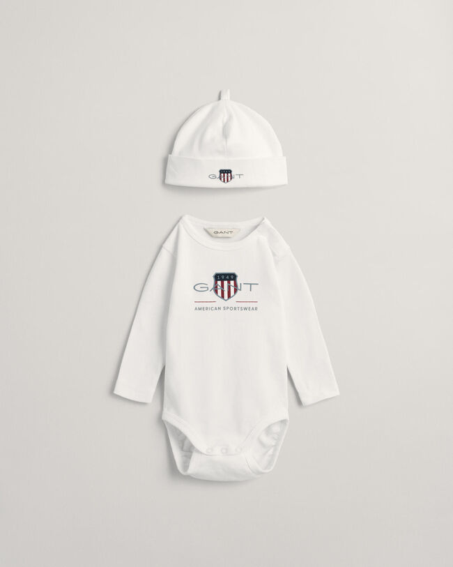 Baby Archive Shield Body und Beanie