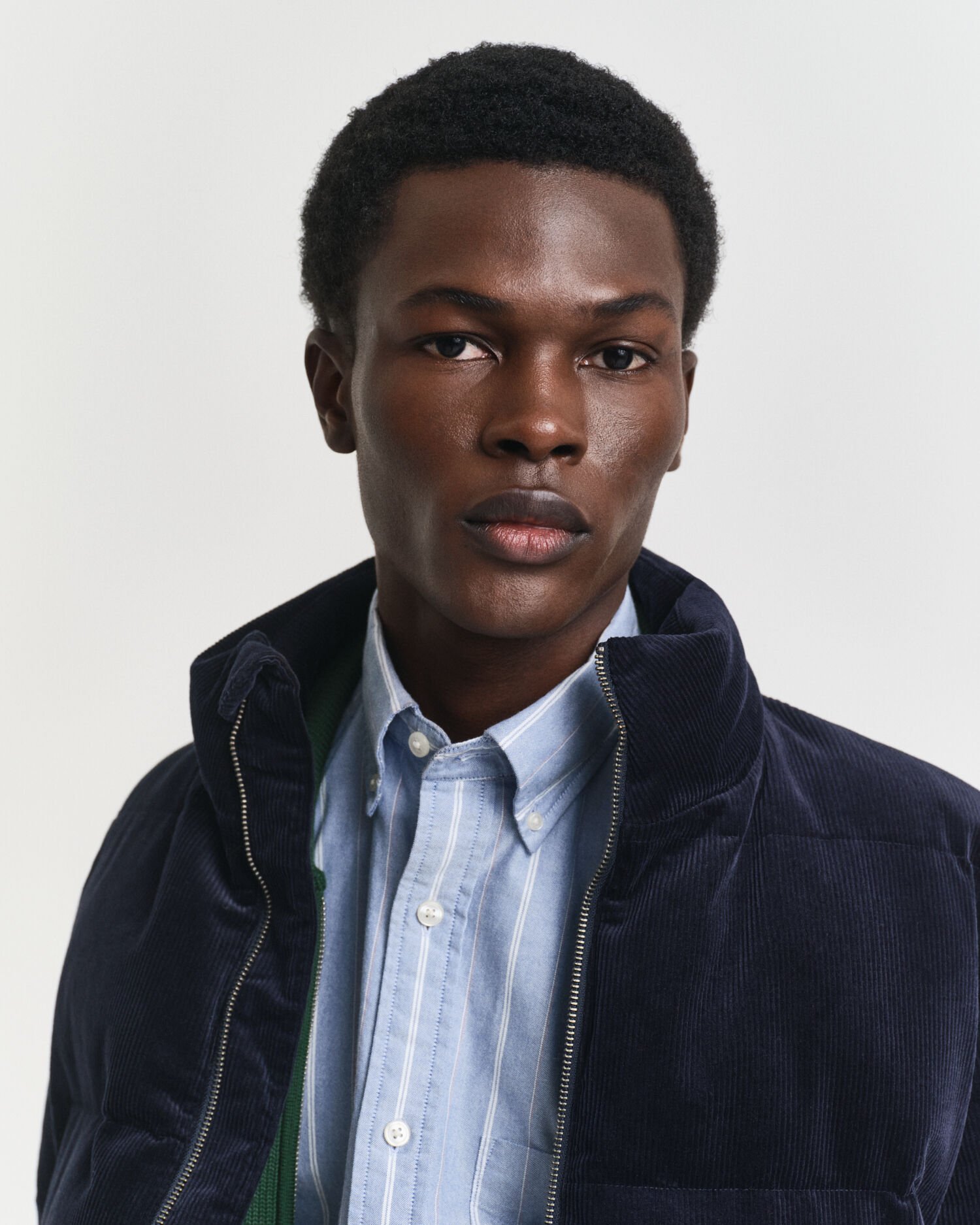 Puffer Jacke aus Cord