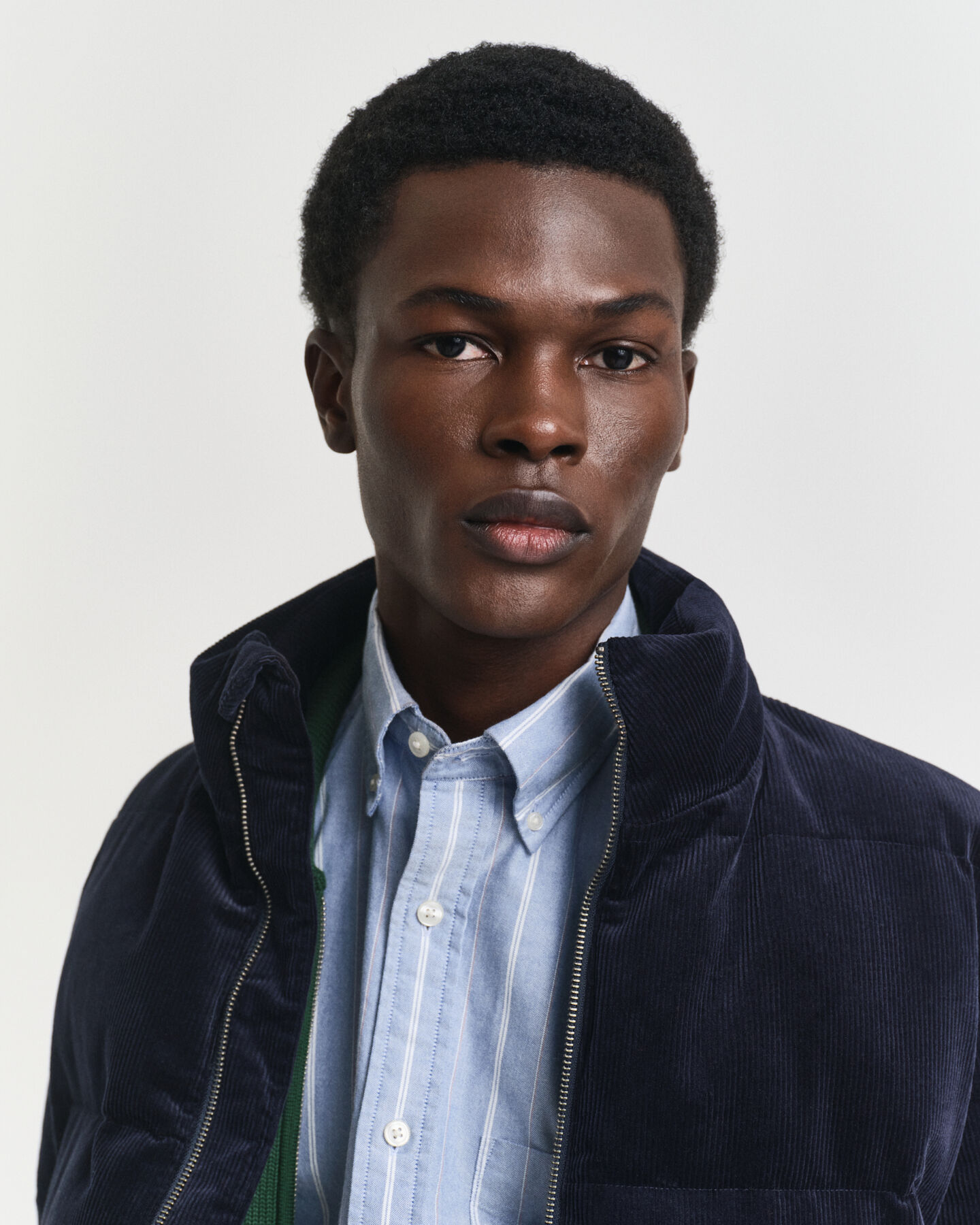 Puffer Jacke aus Cord