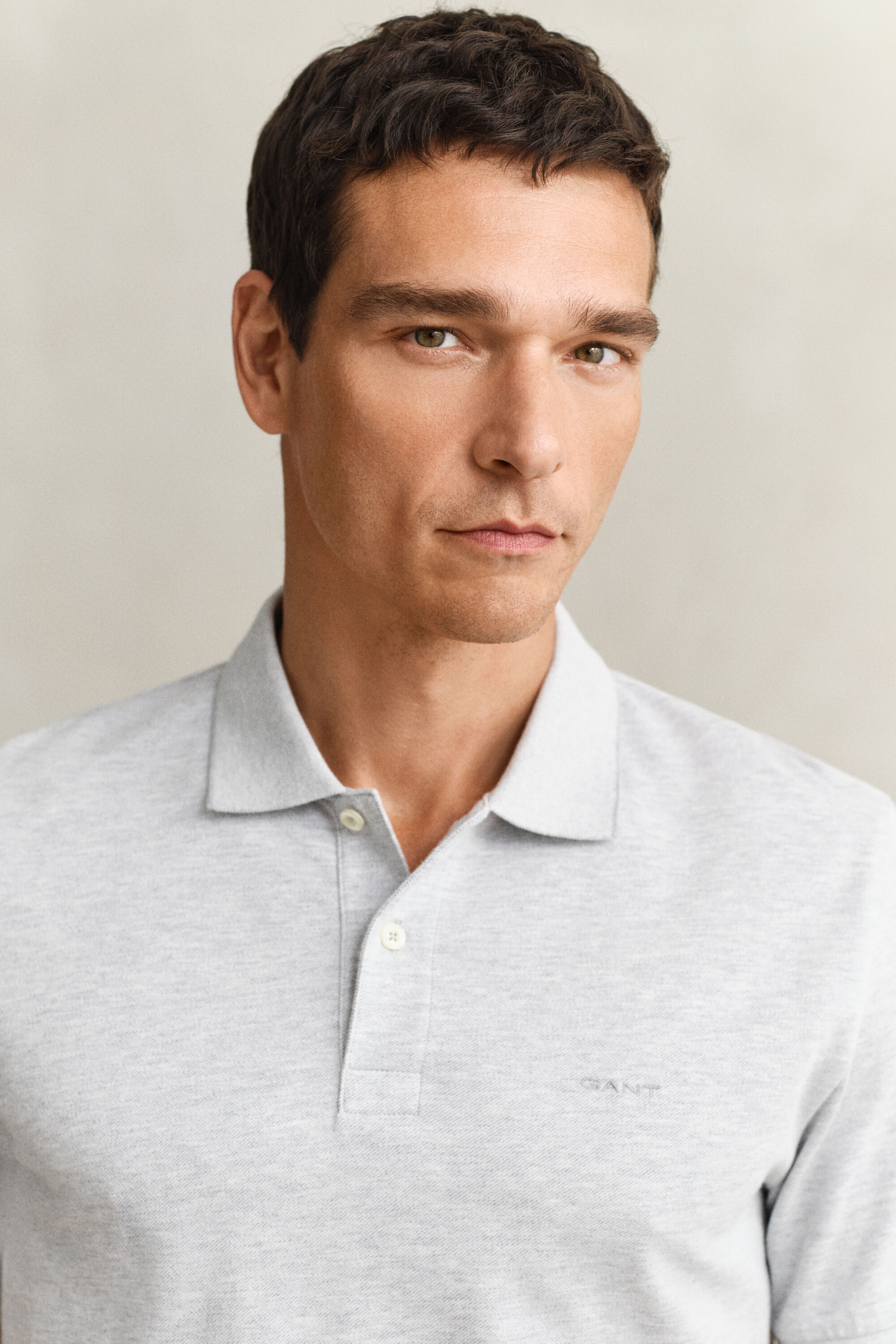 Zweifarbiges Poloshirt