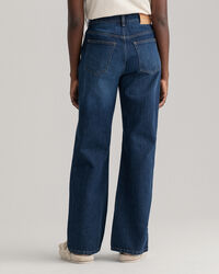 Relaxed Fit Jeans mit hohem Bund und geradem Bein