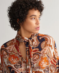 Paisley Schluppenbluse