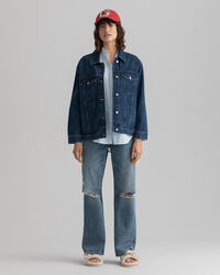 Relaxed Fit Bluse im Vichy-Karo