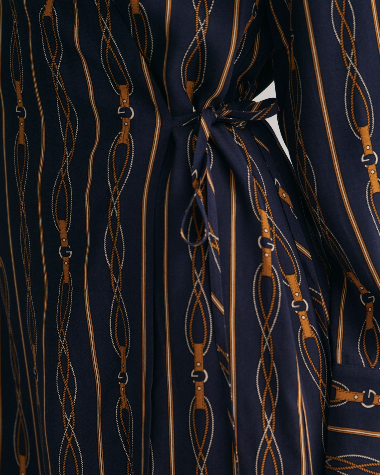 Regular Fit Rope Wickelkleid mit Seil