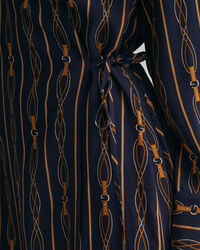 Regular Fit Rope Wickelkleid mit Seil