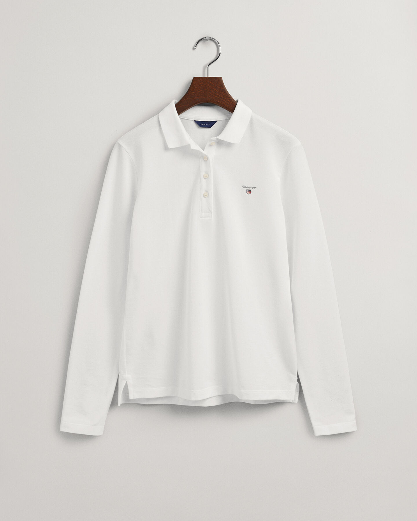 Original Piqué Langarm-Poloshirt