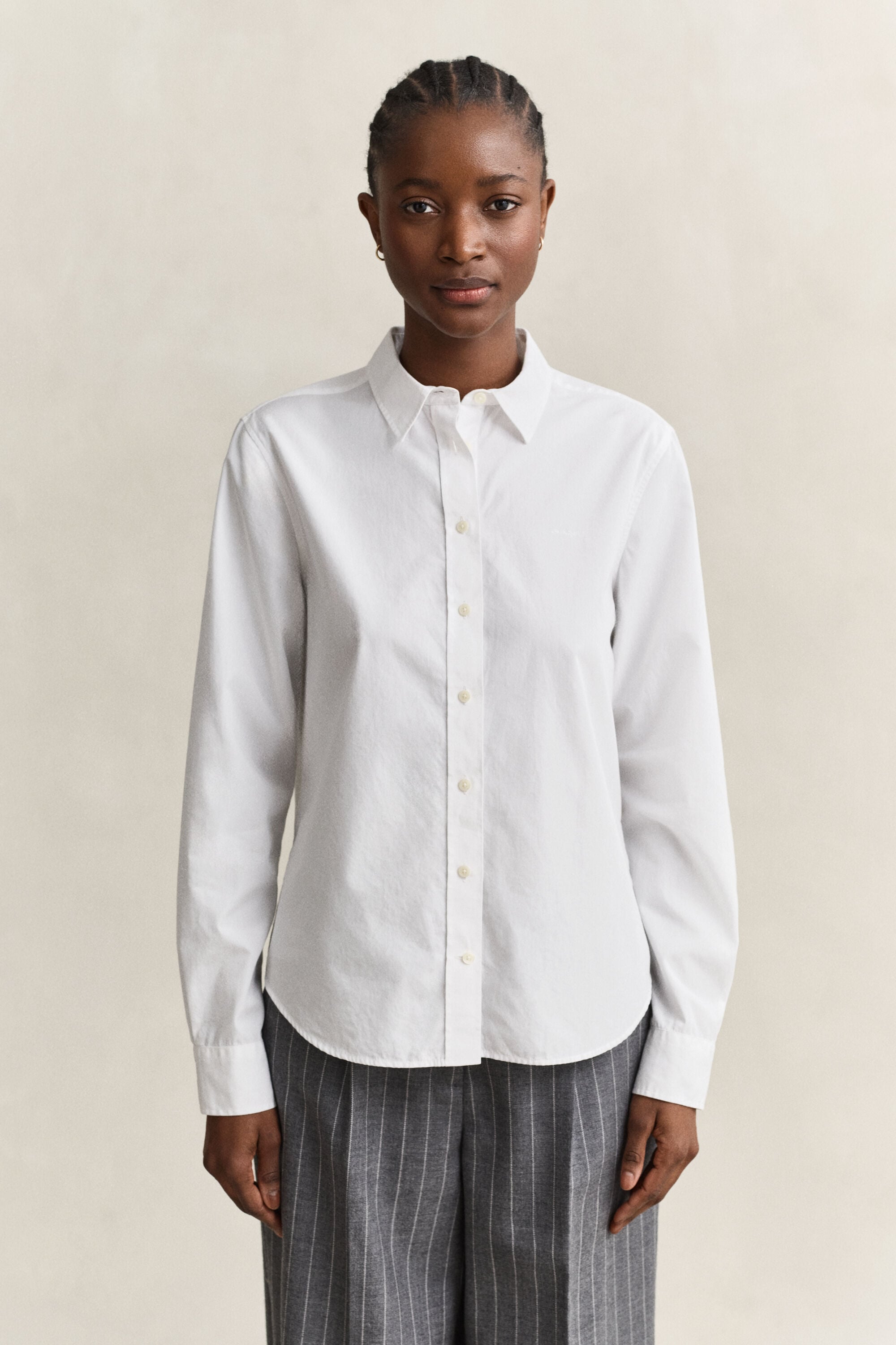 Regular Fit Classic Popeline Bluse