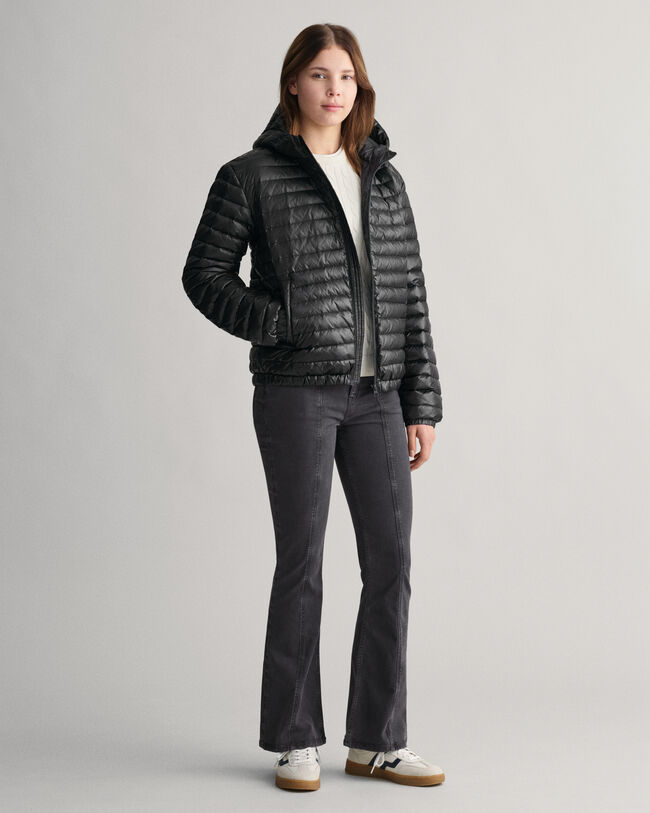 Teens Shiny Leichte Daunensteppjacke