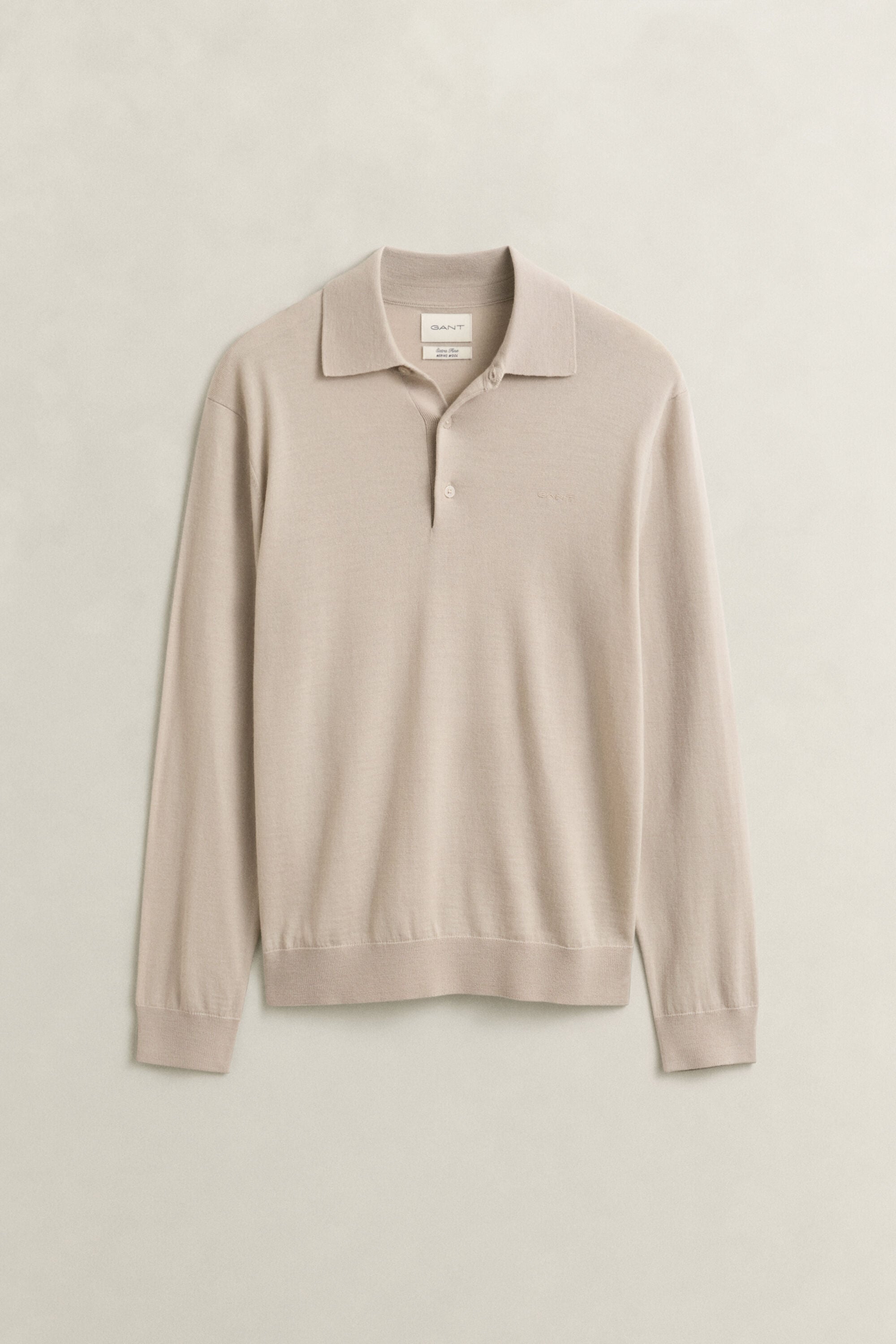 Polopullover aus extrafeiner Merinowolle
