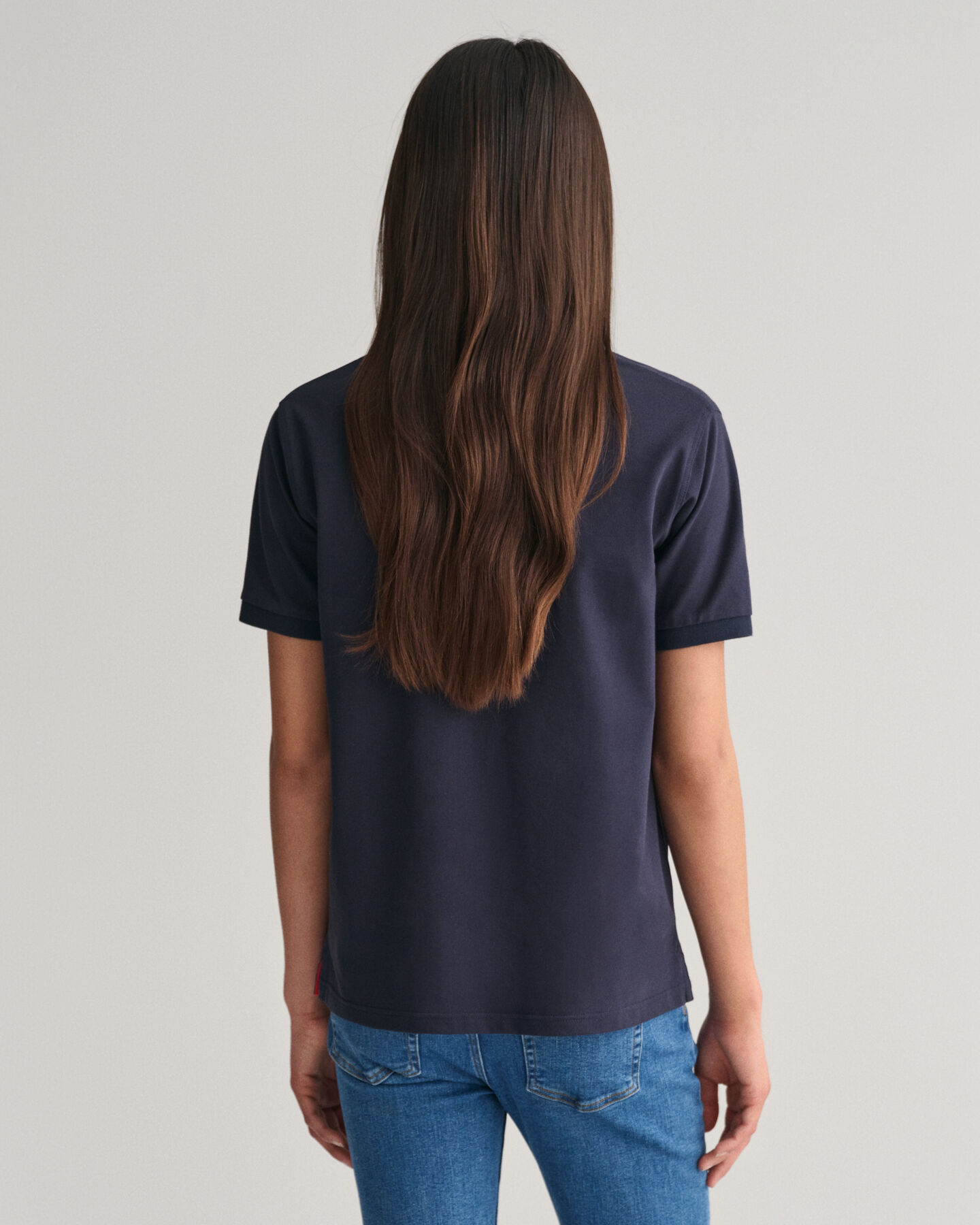 Teens Kontrast Piqu&eacute; Poloshirt