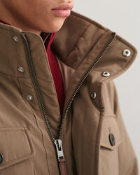 Wattierte Feldjacke aus Flanell