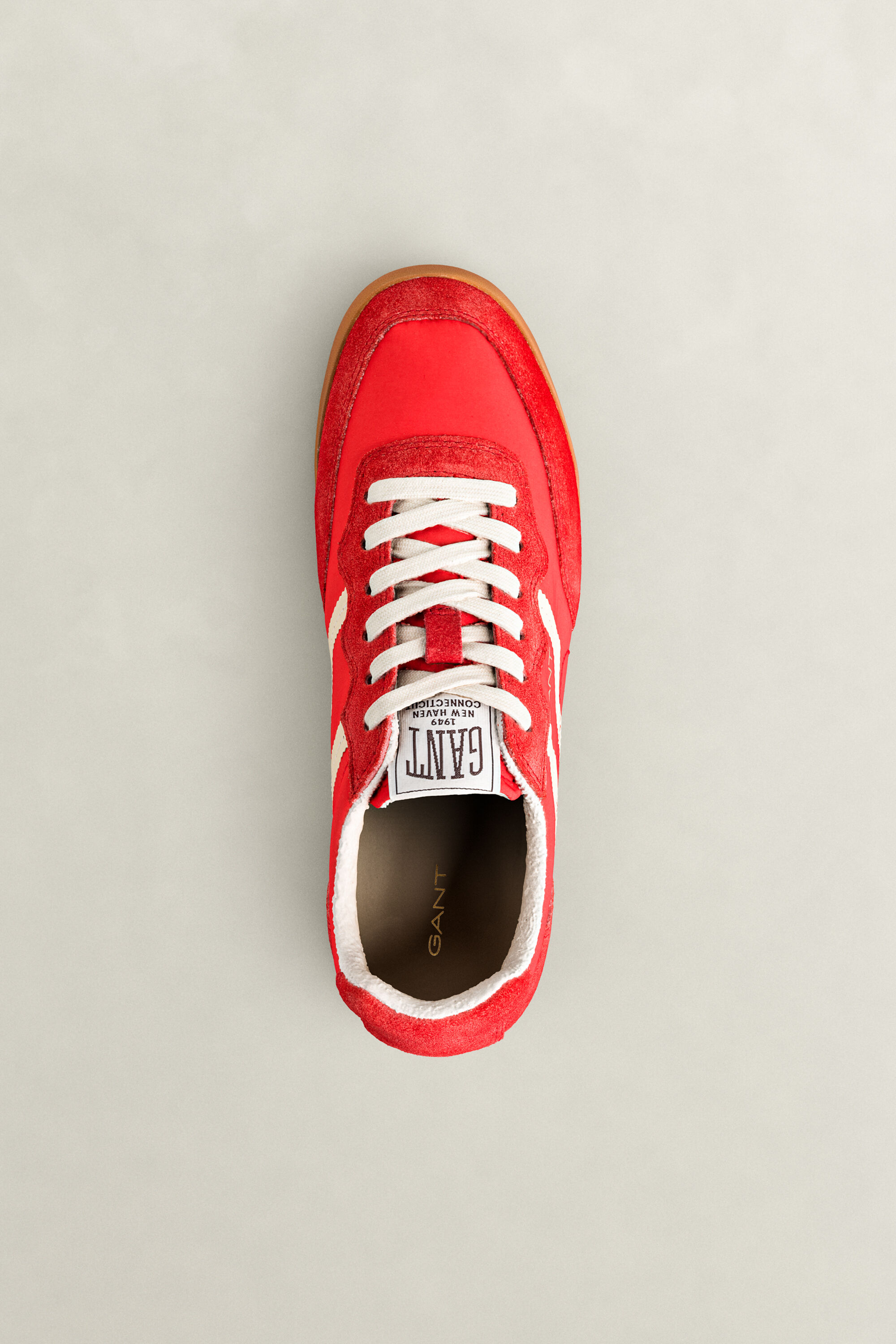 Beylana Suede Sneakers — PERFECT RED