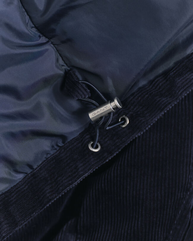 Puffer Jacke aus Cord