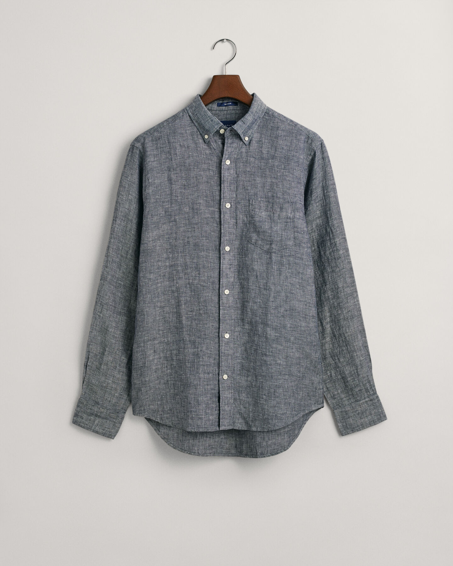 Regular Fit Leinen Hemd