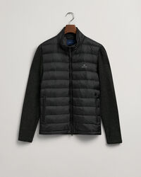 Leicht wattierte Mixed Media Jacke