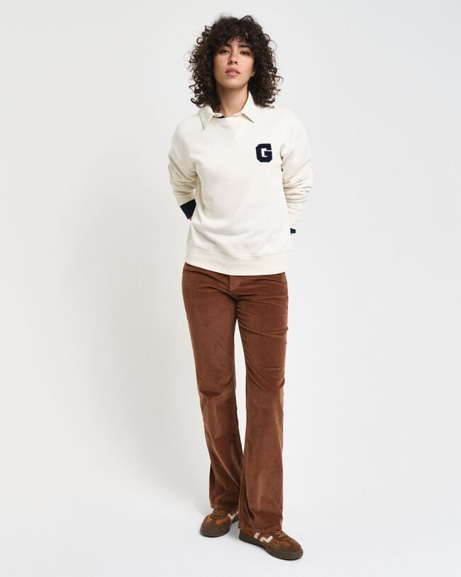 G Badge Rundhals-Sweatshirt