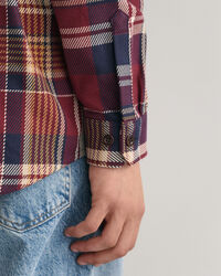 Hemdjacke aus schwerem Twill mit Karomuster