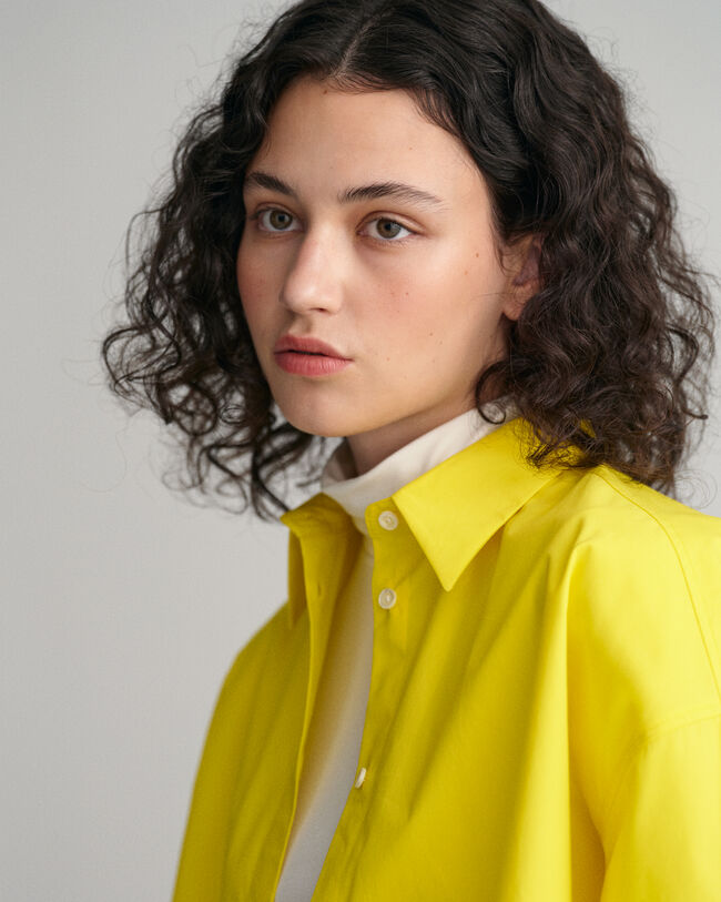 Oversized Fit Bluse mit breiten Manschetten