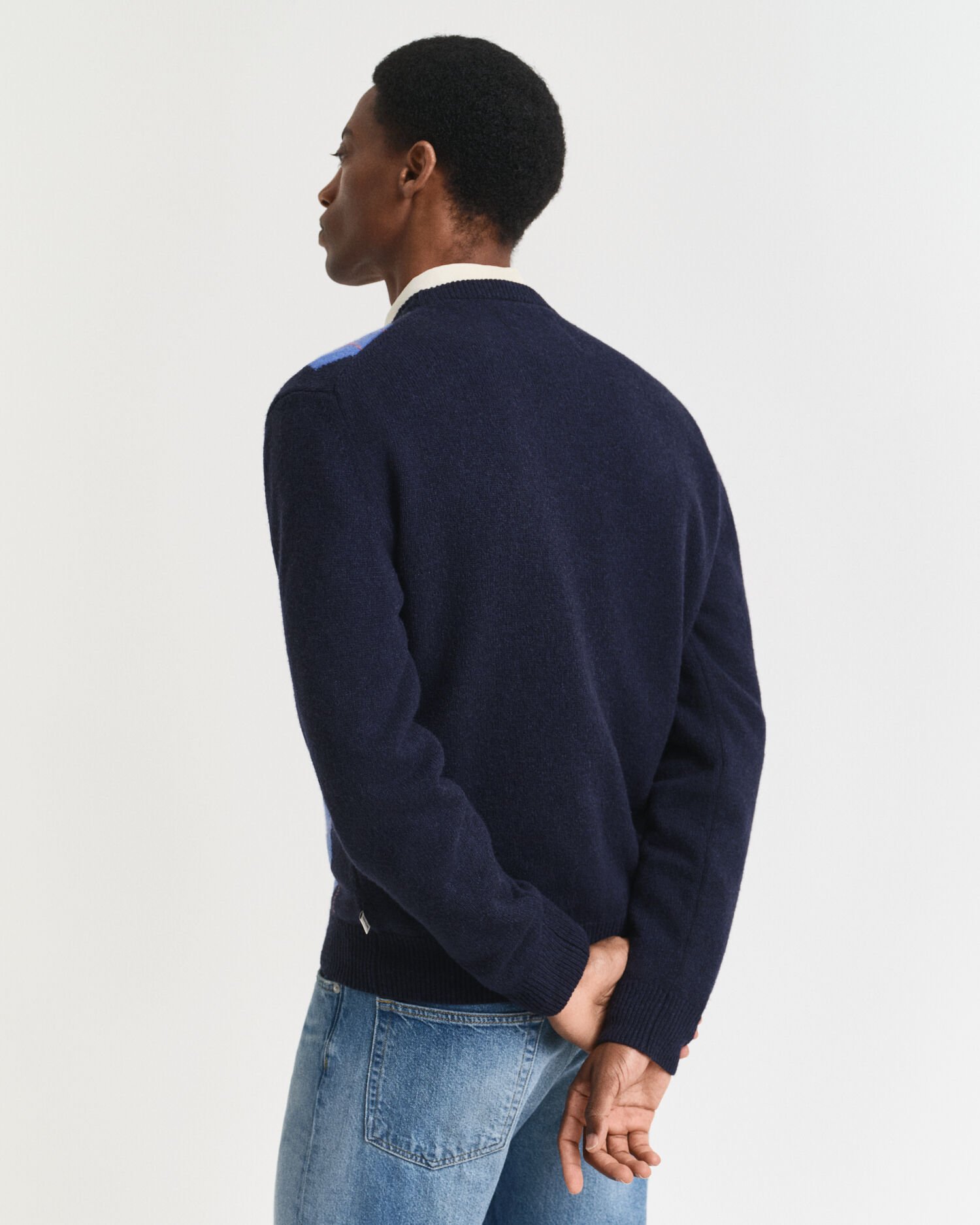 Argyle Rundhalspullover