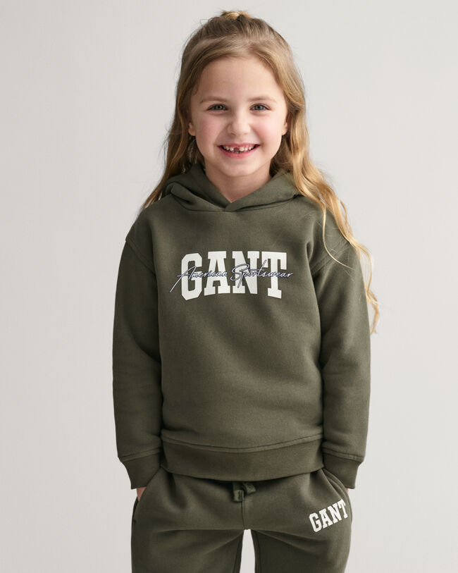 Kids GANT Arch Script Hoodie