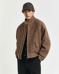 Harrington Jacke aus Wolle