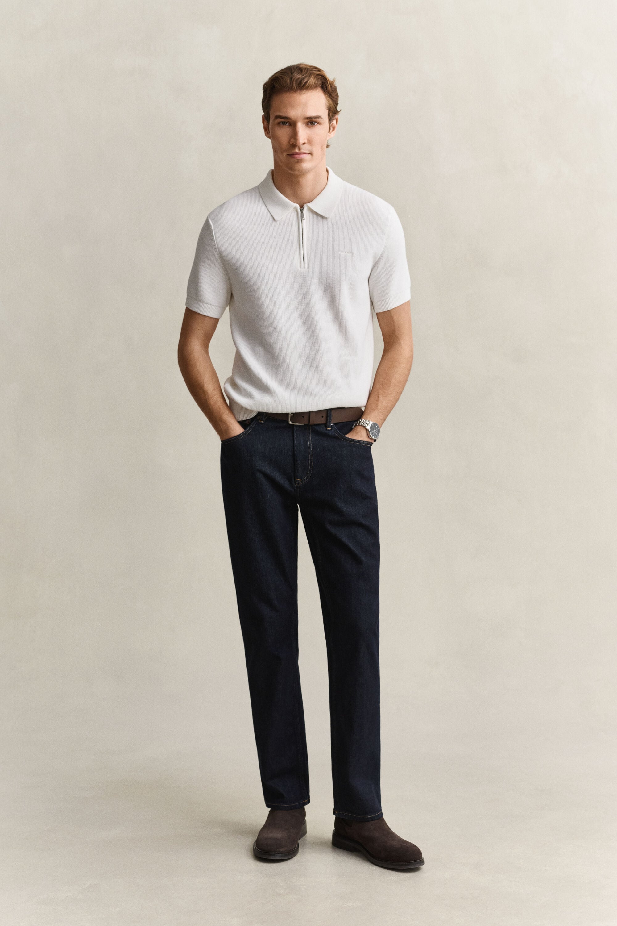 Regular Fit Clean Wash Jeans