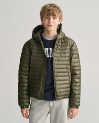 Teens Shiny Leichte Daunensteppjacke