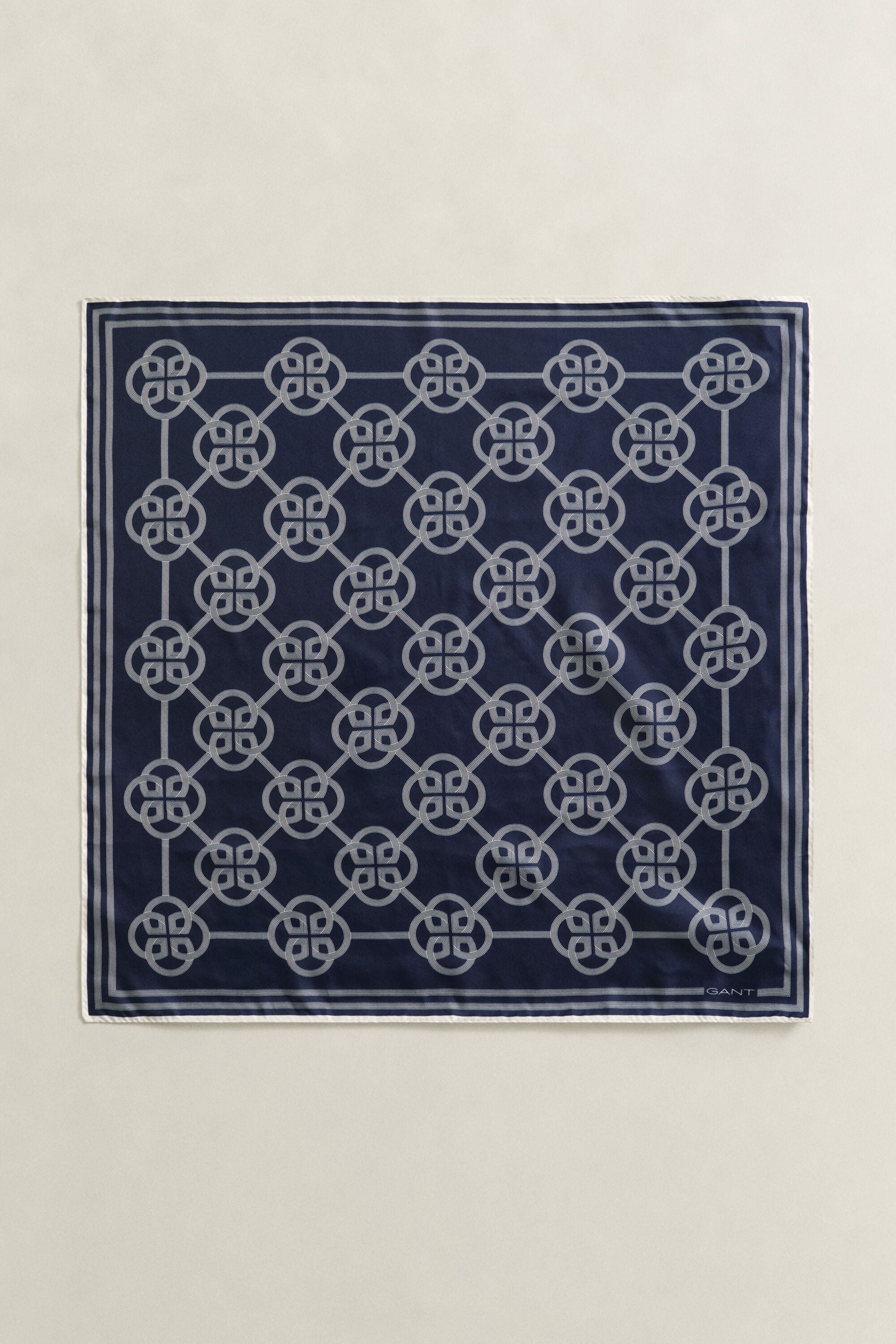 Monogram Seidentuch mit Print