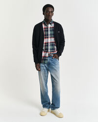 Classic V-Neck Strickjacke aus Baumwolle