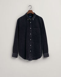 Relaxed Fit Cordhemd in ausgeblichener Optik